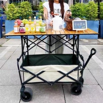 擺地攤戶外擺攤折疊桌露營輪加厚娃遛推車便攜式升降桌加粗可擺攤
