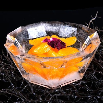 碗冰模具冰鎮菜肴盛器冰盅模具酒店廚房餐廳廚師意境菜刺身餐具用