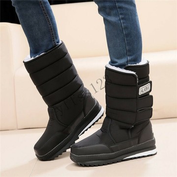 冬季東北雪地靴男內襯棉鞋防水防滑加厚保暖棉靴高幫情侶保暖靴男女士雪地靴內襯保暖c