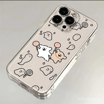 卡通綫條小狗 防摔 保護殼蘋果iphone17e i11 16plus 12 13 14 15 16 promax手機殼