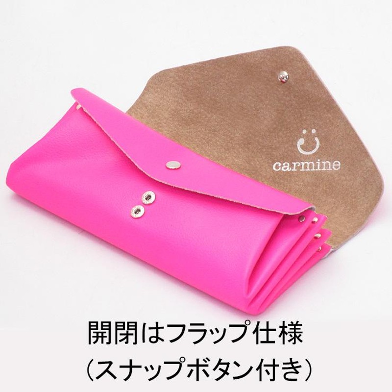 CUNE□ネオンカラーレザーロングウォレット□PINK□長財布□新品 | www