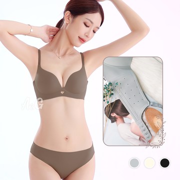 A2G®【絲絨玫瑰】深V低脊心•美背無痕超厚墊︙A-B罩杯︙612