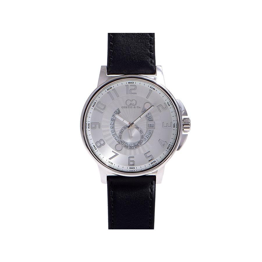 美品 CURTIS & Co. カーティス メンズ 時計 黒 目立った傷や汚れなし  