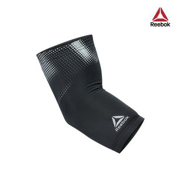 Reebok 銳步 輕量透氣運動護肘 (黑)
