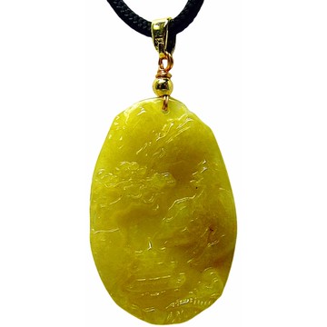 冰透起膠透葉子紫光 天然A貨翡翠玉石吊墜子項鍊PP65