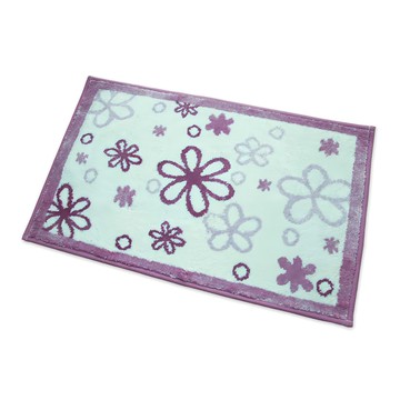 Cotton Field 棉花田傢飾 花兒超細纖維防滑踏墊  45 x 65cm  粉色