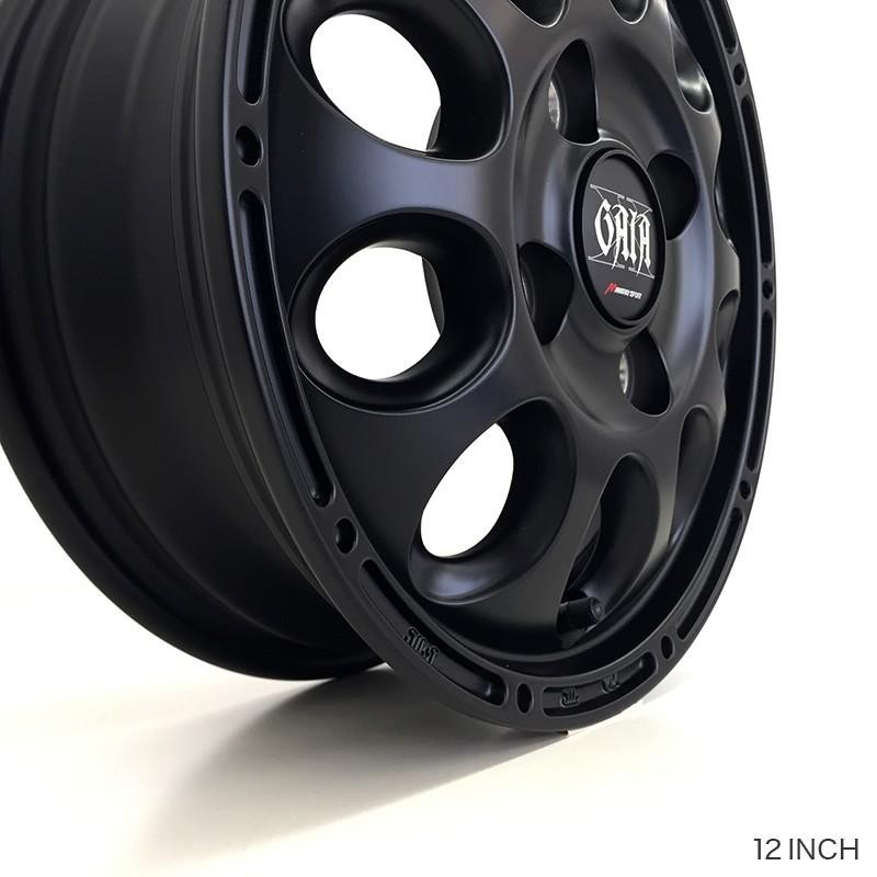 軽トラック・バン用 スタッドレスタイヤ ホイール4本セット ブリヂストン ブリザック VL1 145R12 6PR + ガイアクロス 12×4.0  PCD100/4H +42 | LINEショッピング