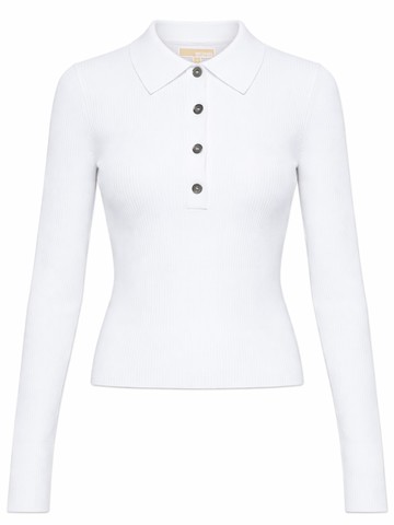 michael by michael kors long-sleeved polo shirt