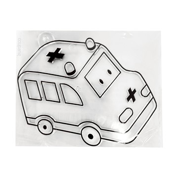 AMOS 阿摩司 壓克力模型版 S70 救護車 適用年齡三歲以上  1個