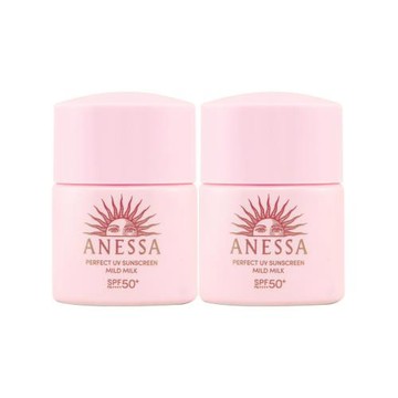 【SHISEIDO 資生堂】安耐曬輕親柔光敏感肌防曬露NA 12ML x 2
