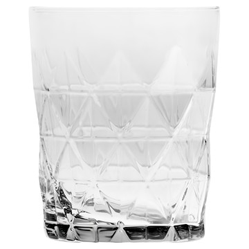 EXCELSA Luxor 玻璃杯 菱紋 320ml  透明色  1個