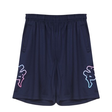 KAPPA  義大利 時尚型男吸濕排汗針織短褲 丈青 361V89WB29