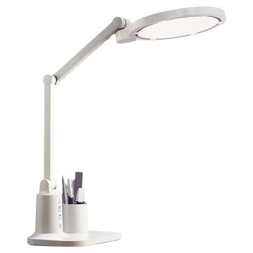 YUNMI LED折疊護眼檯燈/書桌燈/小夜燈/學生宿舍辦公閱讀燈  白色