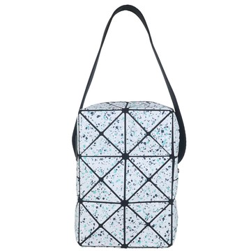 ISSEY MIYAKE 三宅一生 BAOBAO 白-點狀方格3x2直式小斜背包