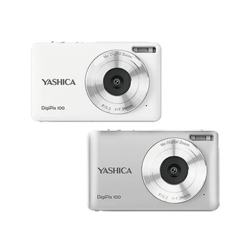 【YASHICA日本雅西卡】DigiPix 100 金屬輕薄DC數位相機（可加購32G記憶卡）