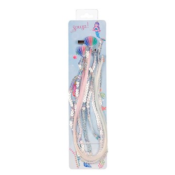 荷蘭 Souza 粉藍亮片人造髮髮夾2入組