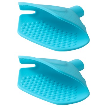 矽膠漏斗隔熱夾  顏色隨機  2個