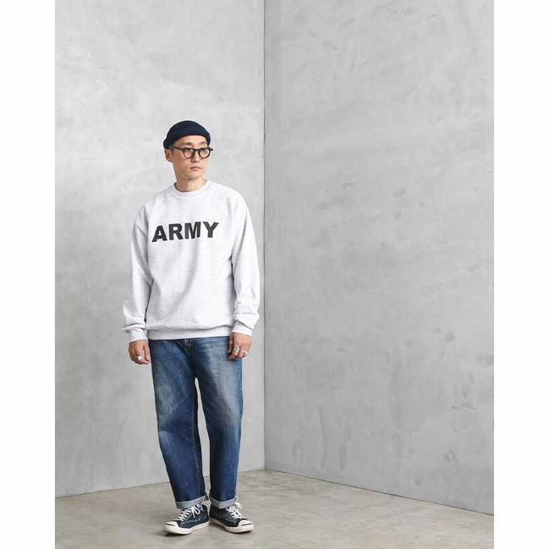 実物 新品 デッドストック 米軍 PFU ARMY スウェットシャツ