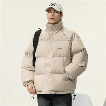 【米蘭精品】麵包服外套休閒夾克-加厚立領保暖麵包服男外套3色74iz66