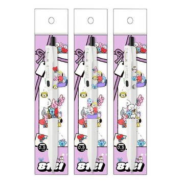 🚀賣場新款🚀新品日本ZEBRA斑馬JJ29防彈少年BT21按動中性筆學生考試DIY限量
