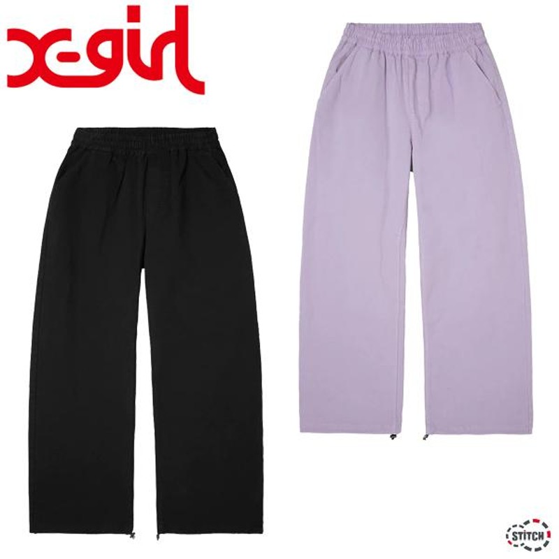 X-girl エックスガール TWILL EASY PANTS 105232031019 ツイルイージー