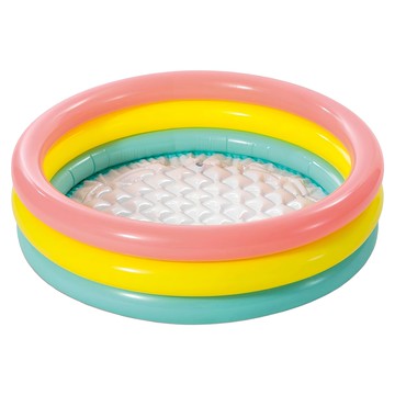 INTEX 防護型彩虹兒童戲水池  S(直徑86 x 25cm)  1個