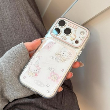 【琉光】潮流新品甜夢貓屋手機殼適用iPhone17promax防摔保護套