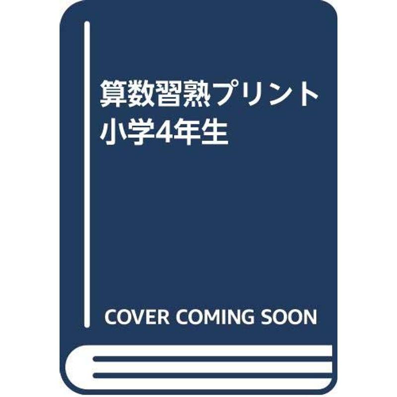 算数習熟プリント小学4年生