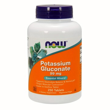 Potassium Gluconate 250 Tabs by Now Foods