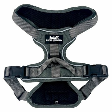 ROCKY MOUNTAIN DOG 頂峰胸背帶  灰色  1個  XS