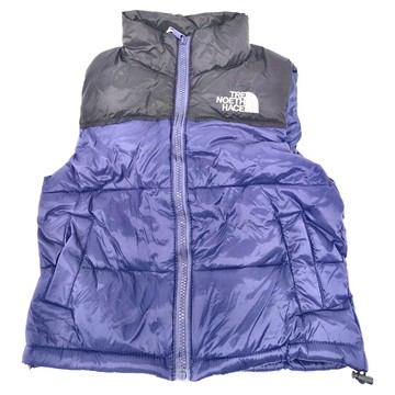 愛北鼻 兒童加厚背心外套 藏青-字母加厚羽絨棉背心 110碼-建議100-110cm 1入  110