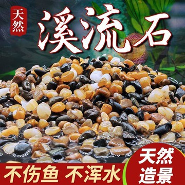 ⭐臺灣熱賣好物⭐原生溪流石魚缸造景專用天然砂石水族箱底石頭水草底砂溪流沙溪石