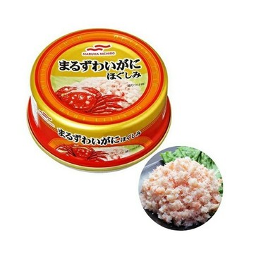 【江戶物語】 MARUHA 丸哈 北海道 蟹肉罐頭 55g 雪蟹 螃蟹 罐頭 即食 配飯  露營 日本原裝 日本進口