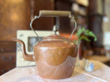 19世紀百年古董銅壺