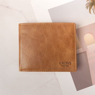 E7TH. 真皮輕薄對折零錢短夾(075236lt)