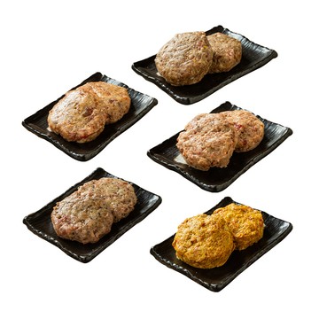 胡同 日本A5和牛漢堡任選8包(100g/包/松露/黑胡椒/香草/咖哩/麻辣)