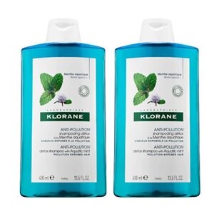 Klorane蔻蘿蘭涼感淨化洗髮精(大瓶裝) 2入合購 ｜全館滿$199免運