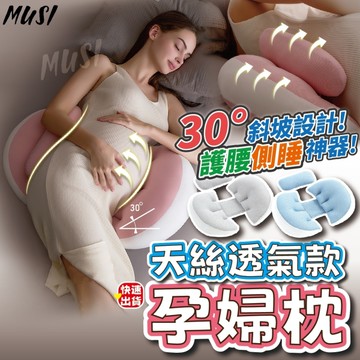 [隔日到貨]貝殼枕 孕婦枕 月亮枕 魔鬼氈可自行調整 護腰枕 腰枕 腰靠 生活用品