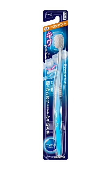 Pyuora toothbrush, compact, soft