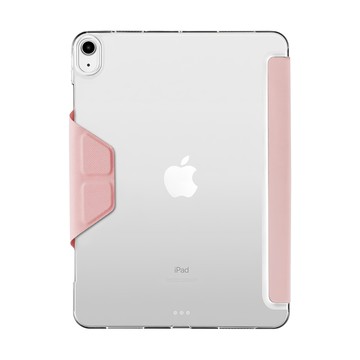 JTLEGEND Ness 10.9吋相機快取多角度折疊布紋皮套 含Apple pencil磁扣  iPad 10th 2022/iPad 11th 2025  粉色  1個