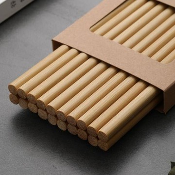 天然楠竹筷子10雙批發家用竹筷抗菌防霉耐高溫加長火鍋筷定制LOGO