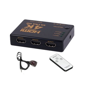 伽利略 HDMI 1.4b 影音切換器 3進1出 + 遙控器