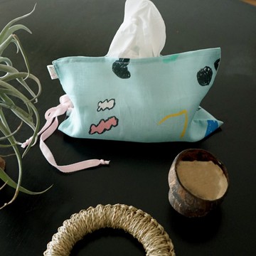 大腳與愛 印花布料 3way萬用面紙套