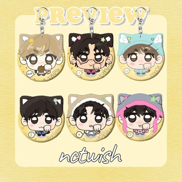 春季上新🌸桃園出貨🌸NCTwish周邊全員貓耳亞克力鑰匙扣應援物料掛件高顏值包掛飾朋友