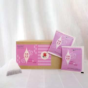 【立體茶包禮盒】愛戀玫瑰茶時光 玫瑰紅茶 25入