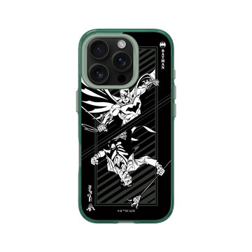 iPhone 16 Pro Clear 憂墨綠 - Batman 蝙蝠俠 - 小丑與蝙蝠俠撲克牌