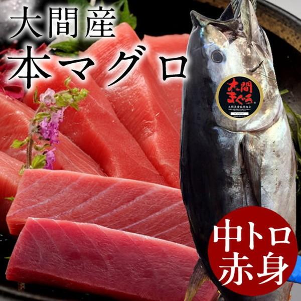 まぐろ大間産 天然本マグロ 赤身・中トロセット [200g 200g] 大間のまぐろ 一本釣り 生まぐろ 刺身用 大間港直送［お歳暮 2023 ギフト 御歳暮］