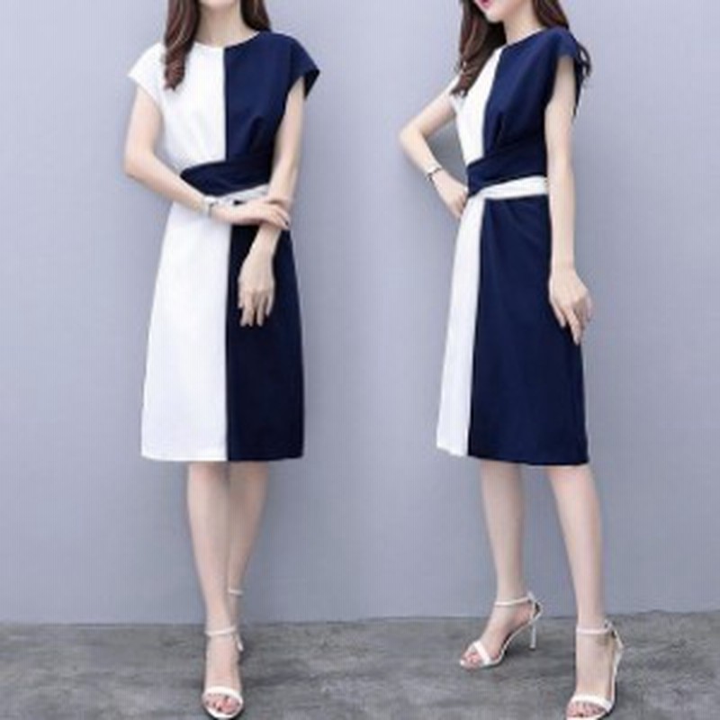 フォーマルワンピース レディース 膝丈ワンピース 半袖 重ね着 膝丈 Aライン 着痩せ 通勤 日常 結婚式 二次会 代30代40代 大きいサイズ 通販 Lineポイント最大1 0 Get Lineショッピング