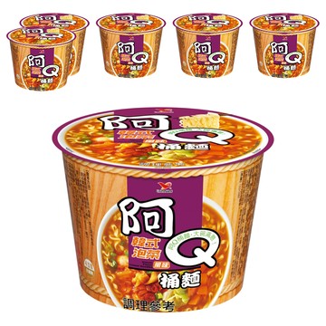 統一 阿Q桶麵 韓式泡菜風味 102g  6入