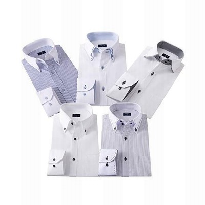 ワイシャツ メンズ 長袖 ビジネスワイシャツ セット Yシャツ5枚組入り 多色選択 0504y 通販 Lineポイント最大get Lineショッピング